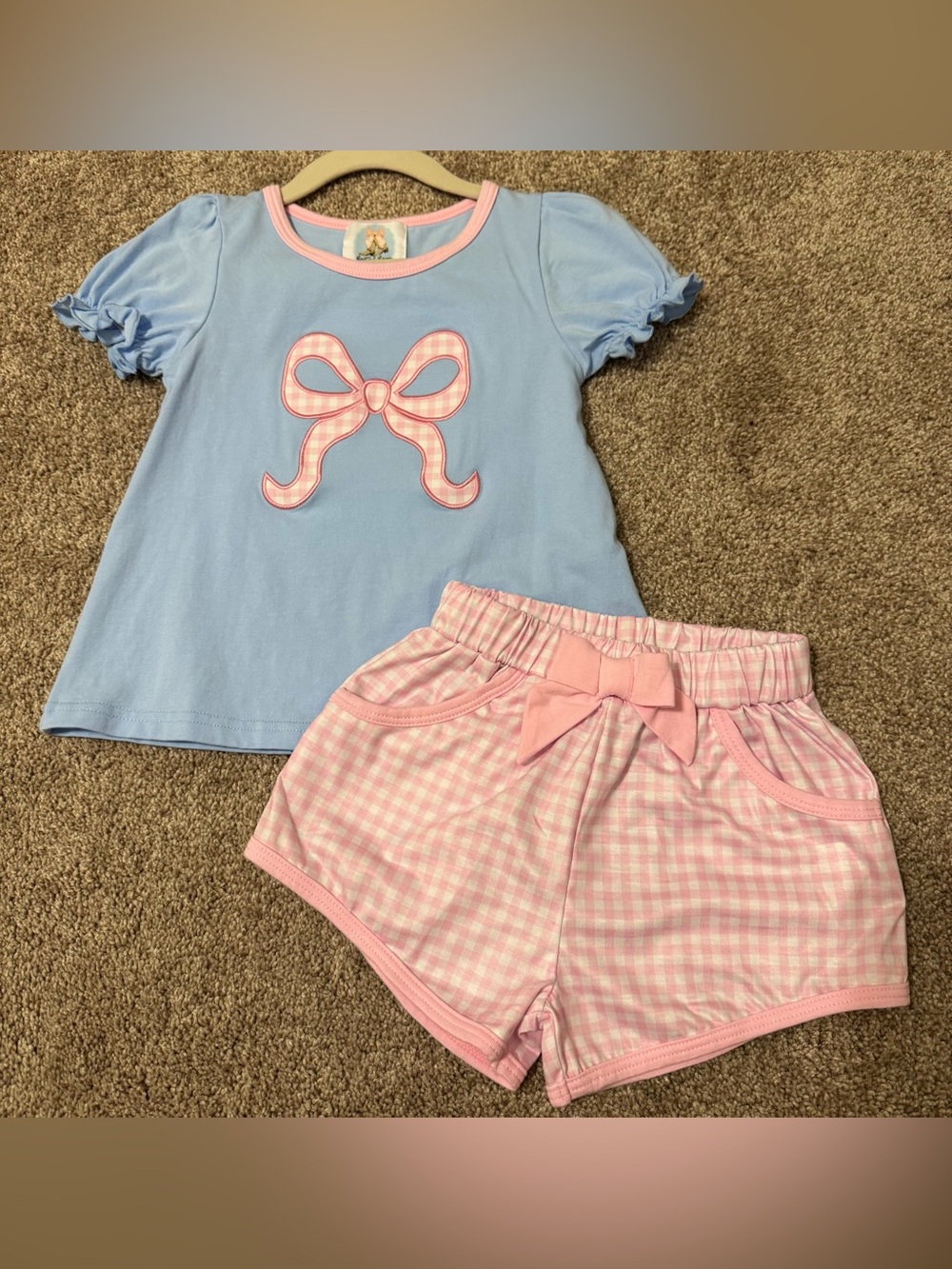 Boutique Bow Short Set